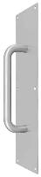 DeltanaPPH4016Stainless Steel Door Pull with Plate 7-7/8 in. CtC 