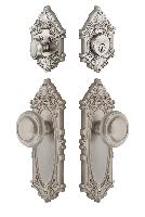 GrandeurGVCCIR_ComboGrande Victorian Plate with Circulaire Knob and matching Deadbolt