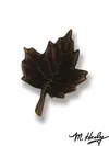 Michael HealeyDB_MapleLeaf_OBMaple Leaf Doorbell Ringer Oiled Bronze