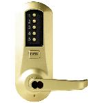 Simplex504XPushbutton Cylindrical Lock w/ Knob or Lever Combination Entry-Key Override-Exterior 