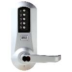 Simplex5067WLPushbutton Mortise Lock w/ Winston Lever 2-3/4 in. Backset Combination Entry-Key Ov