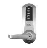 Simplex5067WLPushbutton Mortise Lock w/ Winston Lever 2-3/4 in. Backset Combination Entry-Key Ov